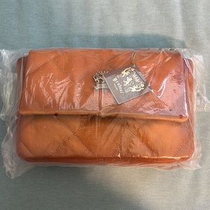 PRATESI Quilted Leather Chain Crossbody Handbag Purse MADE IN ITALY *NWT*